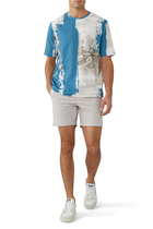 Miami Abstract-Print T-Shirt In Cotton-Jersey